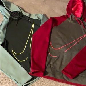 Two Nike Dri-Fit Hoodies EUC MEDIUM
